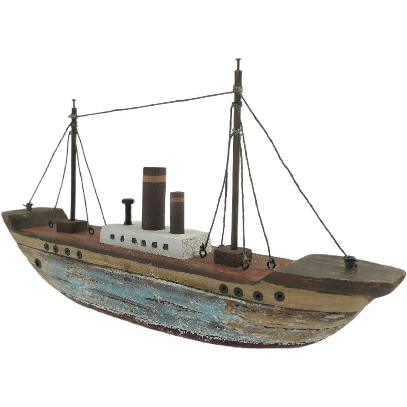 Handcrafted Ship Ornament 37cm