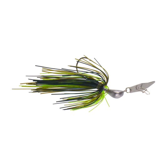 Dekoi 7gm Bladed Swim Jig, Chatterbait, Tree Frog, 2 pack