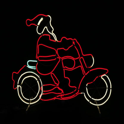 LED Flexi Strip Santa Motorbike Flash