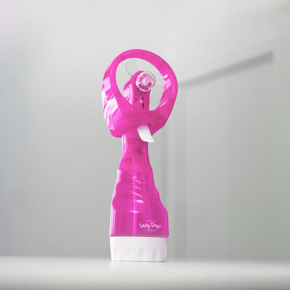 Lazy Dayz Water Spray Fan - Pink