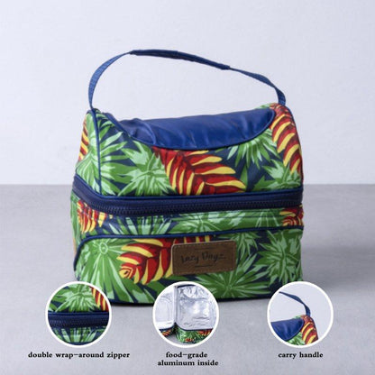 Lazy Dayz Insulated Deluxe Lunch Cooler - Makena