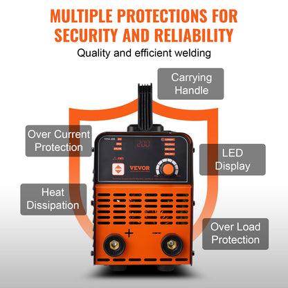VEVOR ARC Stick Welder 220V 160A 2in1 Lift TIG Welding Machine Hot Start
