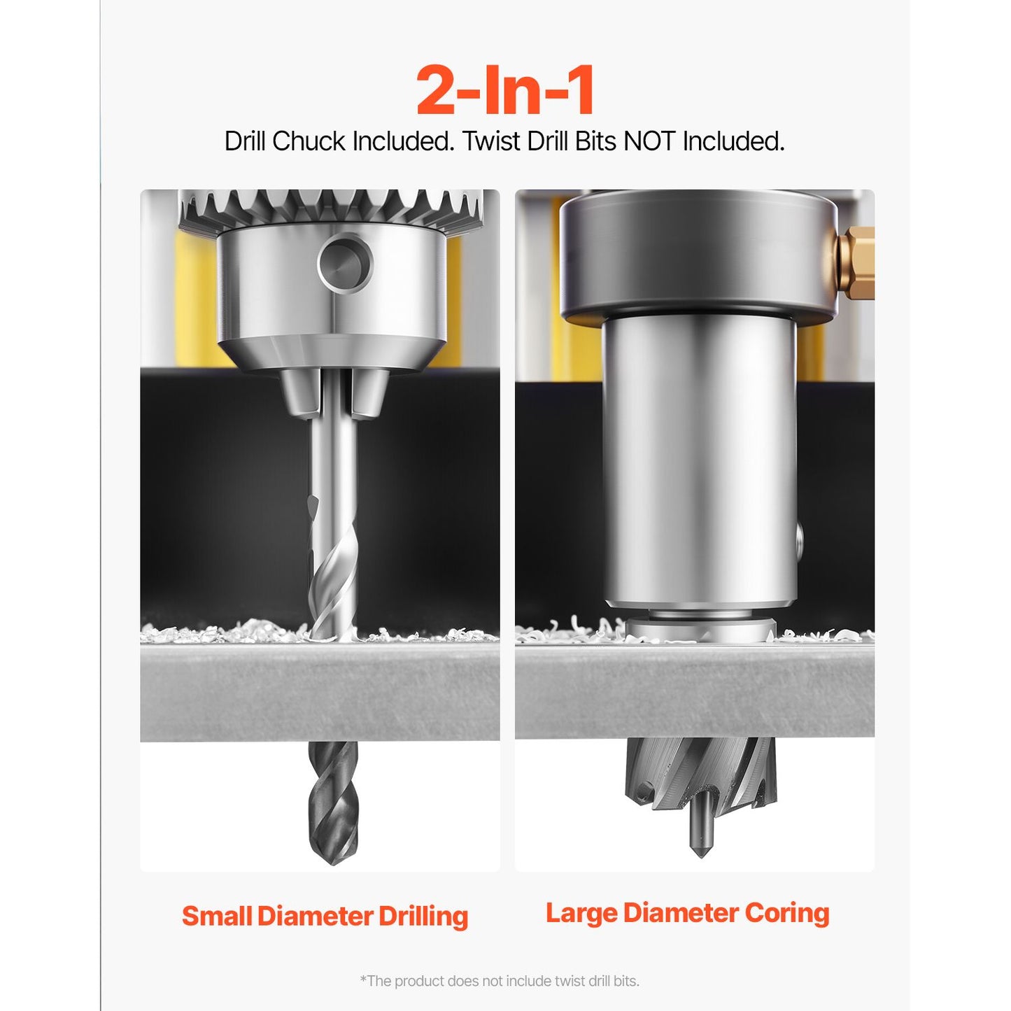 Magnetic Drill, 1400W Motor 2 in Boring Diameter, 2922 lbf Portable Electric Mag Drill Press, 0-750 RPM Variable Speed, Drilling Machine for Metal Surface, Industrial and Home Improvement
