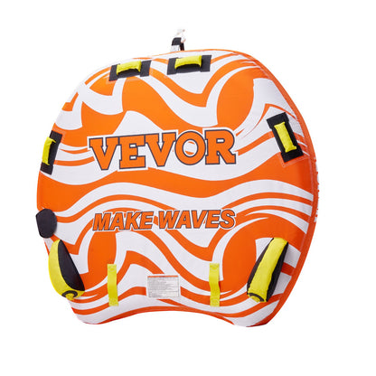 VEVOR Towable Tube for Boating 1-2 Riders Inflatable Boat Tubes and Towables
