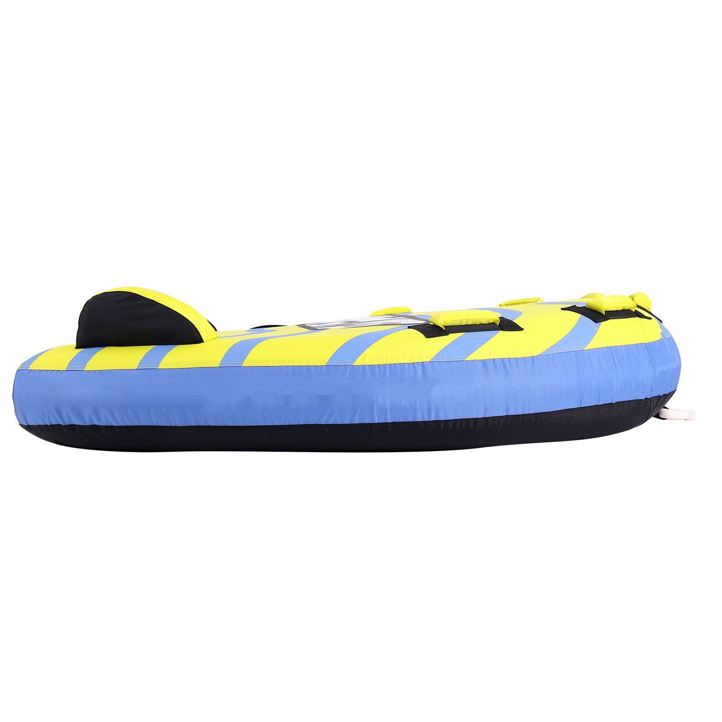 Towable Tube for Boating, 1-3 Riders Inflatable Towable Tube with Bumper Fins, 510 lbs Water Sport Towable Tubes for Boats to Pull, Full Nylon Cover, EVA Grab Handles and Speed Safety Valve
