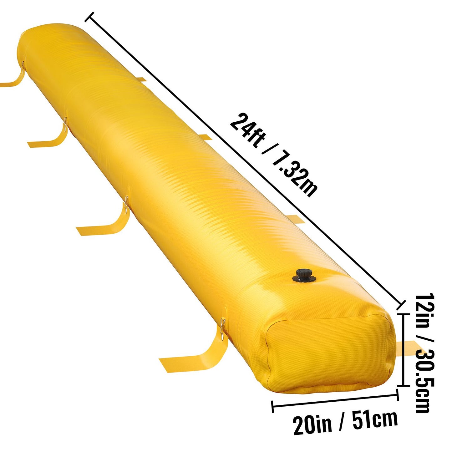 Flood Barrier Hydro Barrier 24' Length x 12