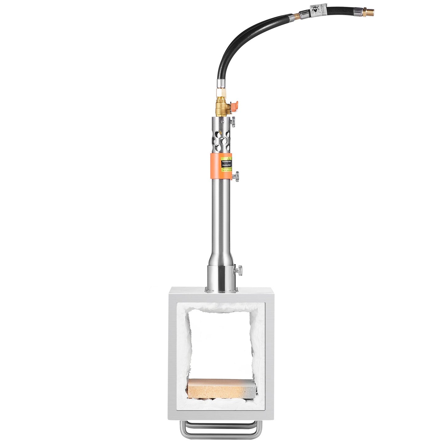 VEVOR Portable Propane Forge 2 Burner Farrier Forge Knife Metal Square