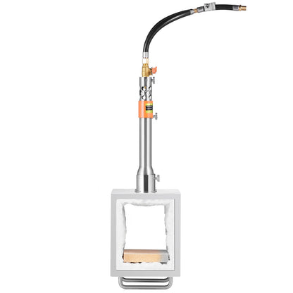 VEVOR Portable Propane Forge 2 Burner Farrier Forge Knife Metal Square