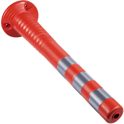 VEVOR Traffic Delineator Posts Flexible Channelizer Cone 30" Spring Post 6PCS