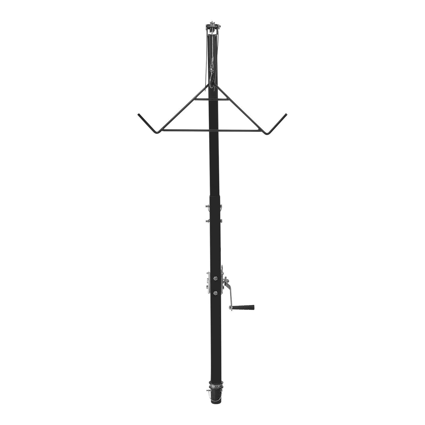 Truck Hitch Game Hoist, 300 lbs Load Capacity, Hunting Deer Hoist with 2-inch Receiver, 360-Degree Swivel Shaft & Adjustable Height, Includes Gambrel Winch for Skinning & Cleaning Game