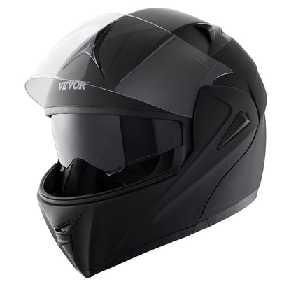 VEVOR Unmasked Motorcycle Helmet Motocross Helmet with Bluetooth Communication