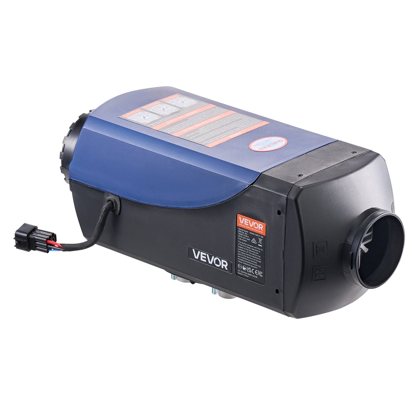 VEVOR Diesel Heater, 8KW, DC 12V/24V, Portable Diesel Air Heater with Remote Control and LCD Screen, Fast Heating Low Noise, 10 L Large Fuel Tank for Vehicles, Vans, RVs, Campers, and Trucks