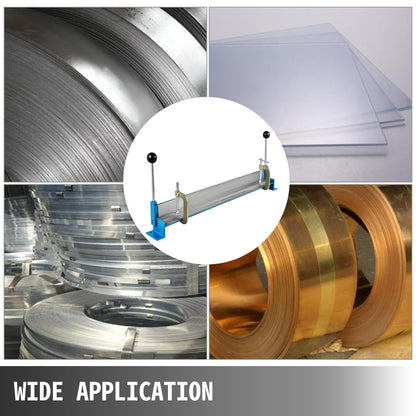 Vevor Metal Bending Machine Hand Sheet Metal Bender Adjustable Hardness