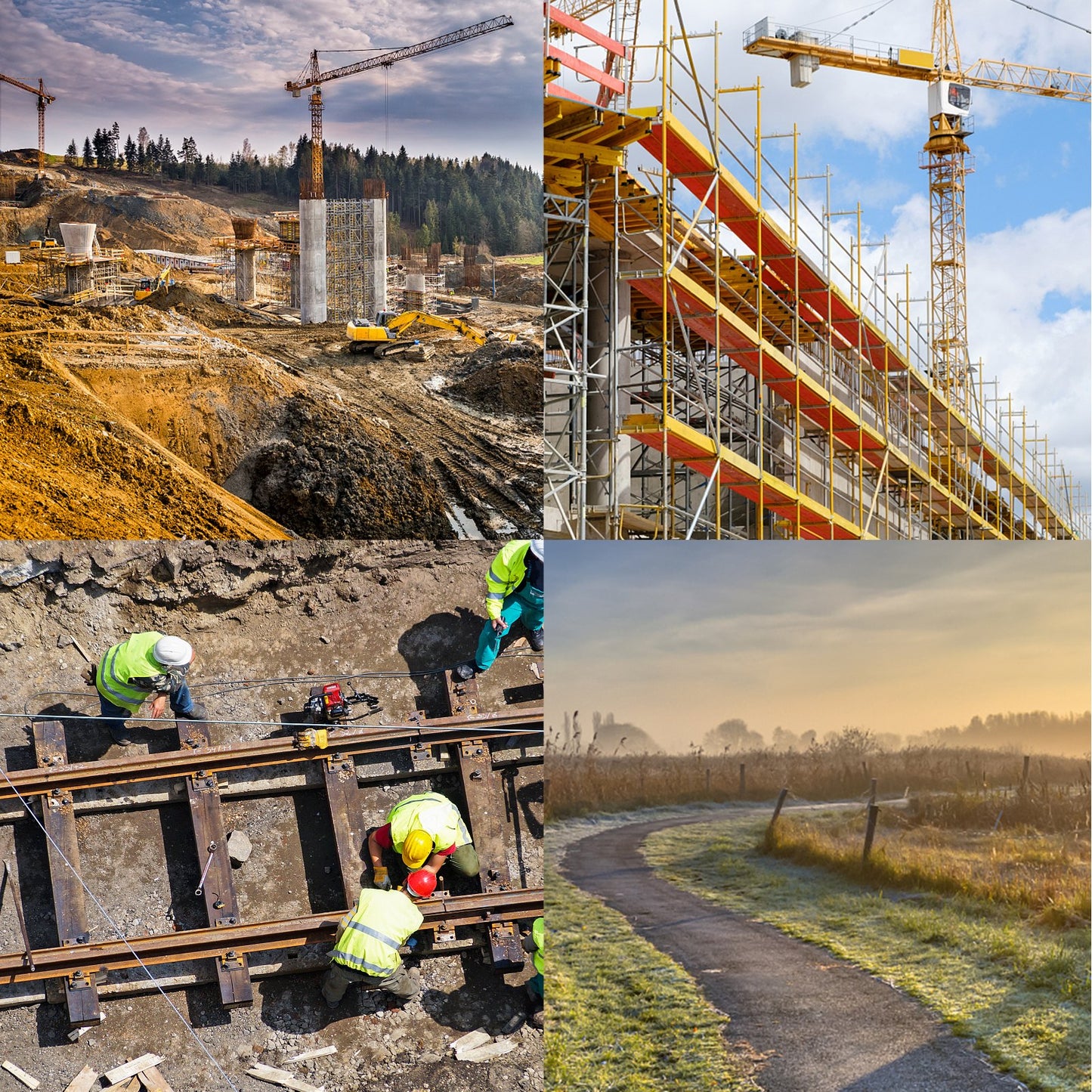 Vevor Super Combination 1.65m Aluminum Tripod + 5m Staff For Rotary Laser Leveltop