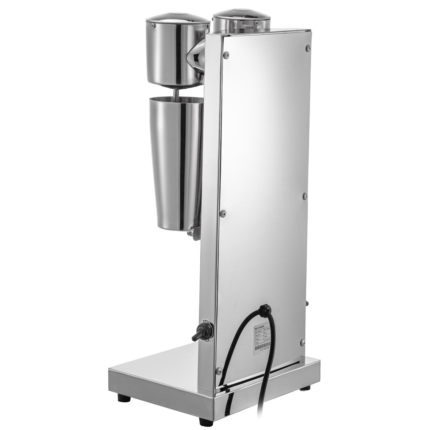 Vevor Commercial Milkshake Maker Machine Double Heads Thickshake Frother Stainless
