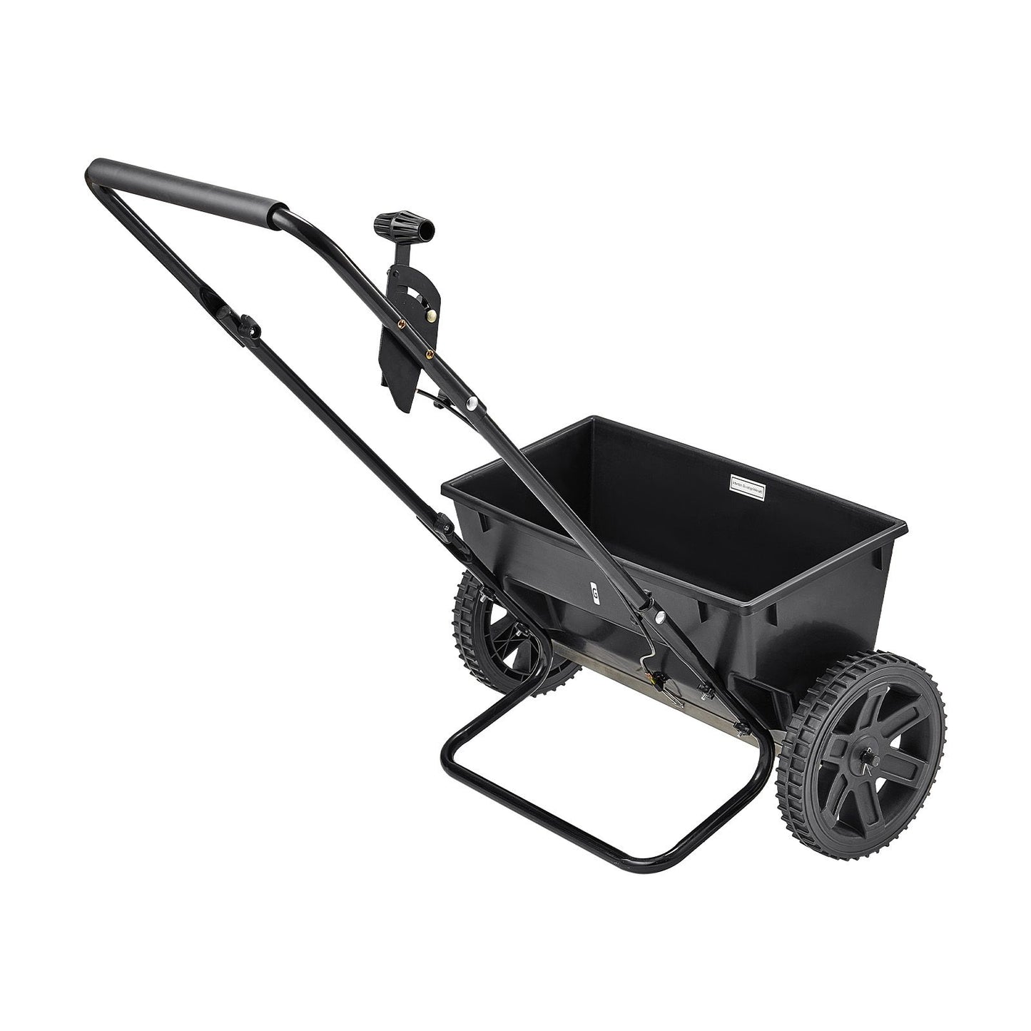 Walk-Behind Push Spreader, 22.6 kg Capacity, Drop Spreader with Hopper Grate, 18 in Spreading Width & 30 Settings, 10 in All Terrain Tires, Garden & Lawn Spreaders for Seed, Fertilizer
