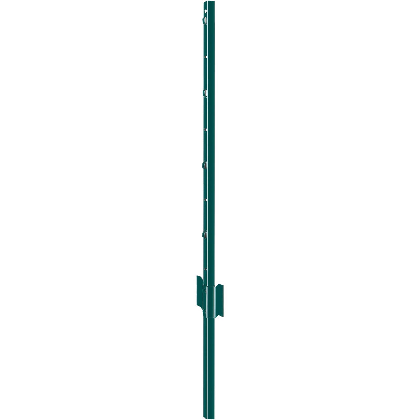 VEVOR 3 Feet Fence Post, 10 Pack U-Channel Heavy Duty Metal Fence Posts, Sturdy Steel Fence Stakes for Garden Yard, Lawn, Farms and Outdoor Wire Fencing, Green