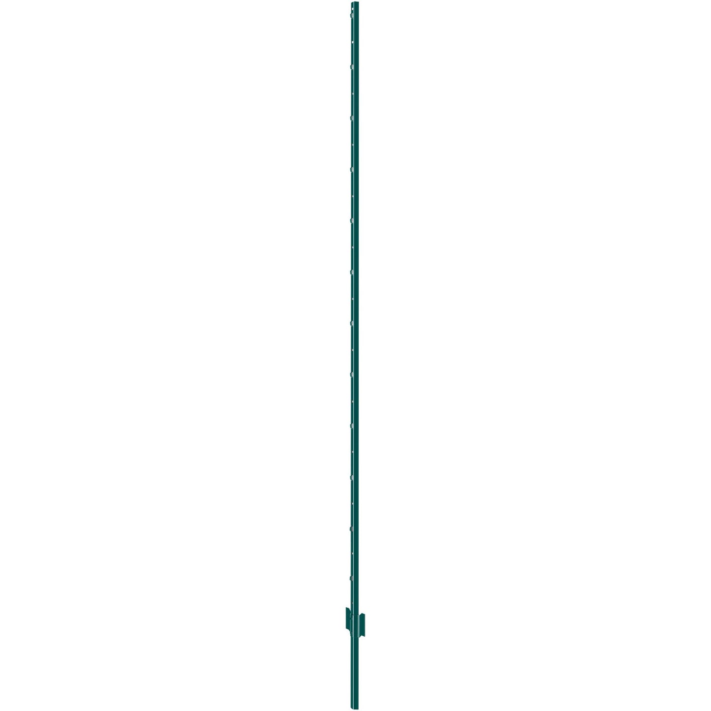 VEVOR 7 Feet Fence Post, 10 Pack U-Channel Heavy Duty Metal Fence Posts, Sturdy Steel Fence Stakes for Garden Yard, Lawn, Farms and Outdoor Wire Fencing, Green