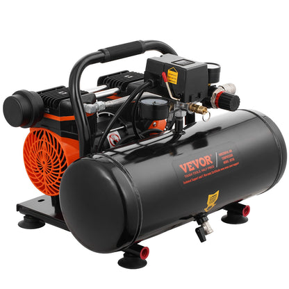 VEVOR Air Compressor Compact Portable Oil Free Compressor 8L 8bar
