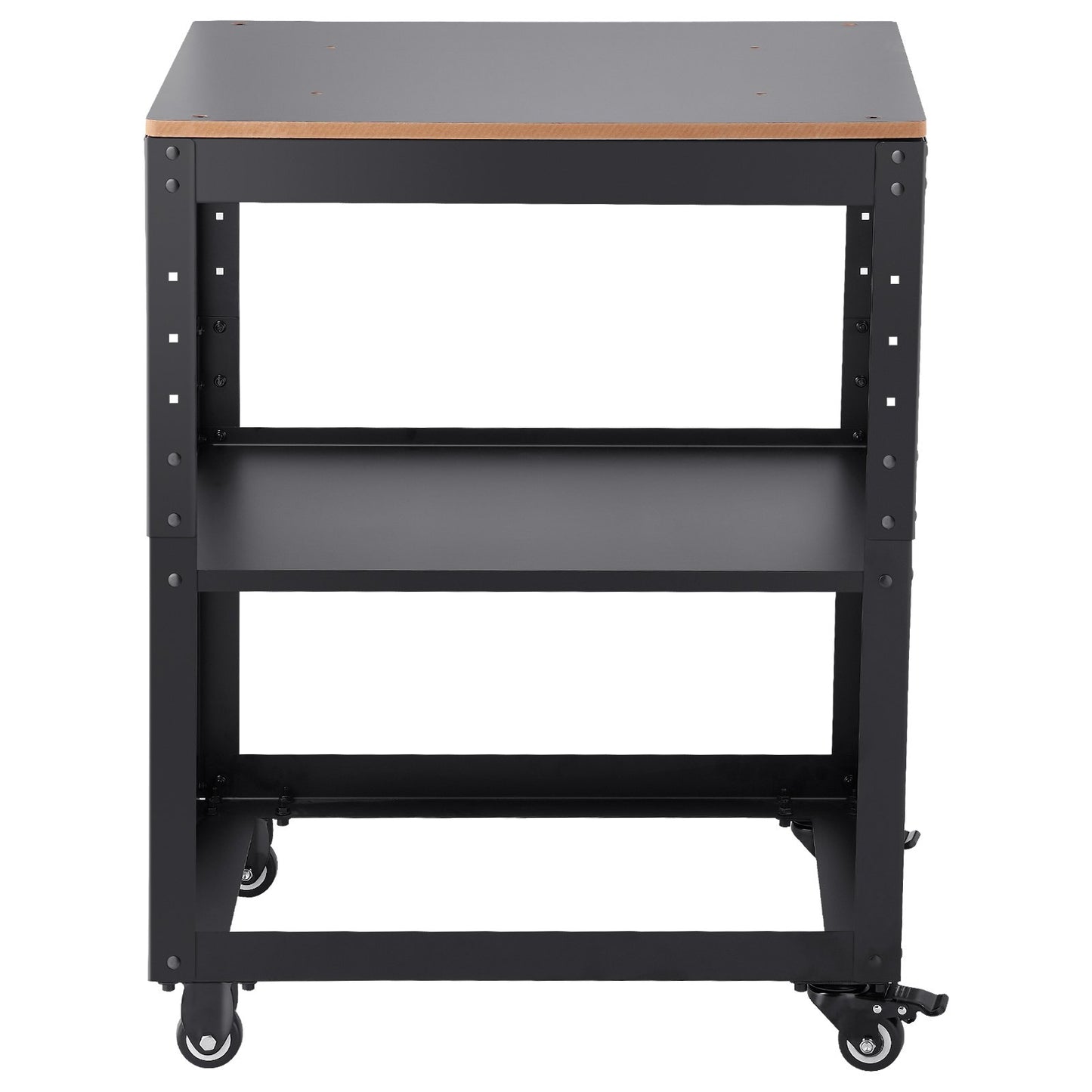 VEVOR Planer Stand, 100 lbs / 45 kg heavy loads, Three-Gear Height Adjustable Thickness Planer Table,with 4 Stable Casters & Storage Space, for most planers, saws, bench-top machines, power tools