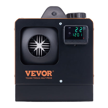 VEVOR Diesel Air Heater, 12V 8KW All-on-one Diesel Heater with Remote Control and LCD Display, 5L Fuel Tank Portable Diesel Parking Heater, Rapid Heating for RV Trailer Camper Van Boat And Indoors