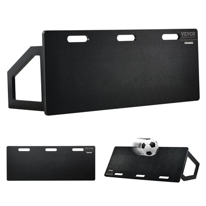 VEVOR Soccer Rebounder Board, 115x45 cm Portable Soccer Wall with 2 Angles Rebound, Foldable HDPE Kickback Rebound Board, Soccer Training Equipment for Kids and Adults, Passing & Shooting Practice