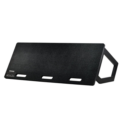 VEVOR Soccer Rebounder Board, 115x45 cm Portable Soccer Wall with 2 Angles Rebound, Foldable HDPE Kickback Rebound Board, Soccer Training Equipment for Kids and Adults, Passing & Shooting Practice