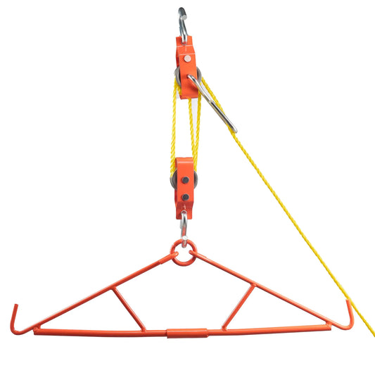 KNINE OUTDOORS Game Hanging Gambrel & Hoist Kit Hoist Pulley System Deer Hunting Accessories