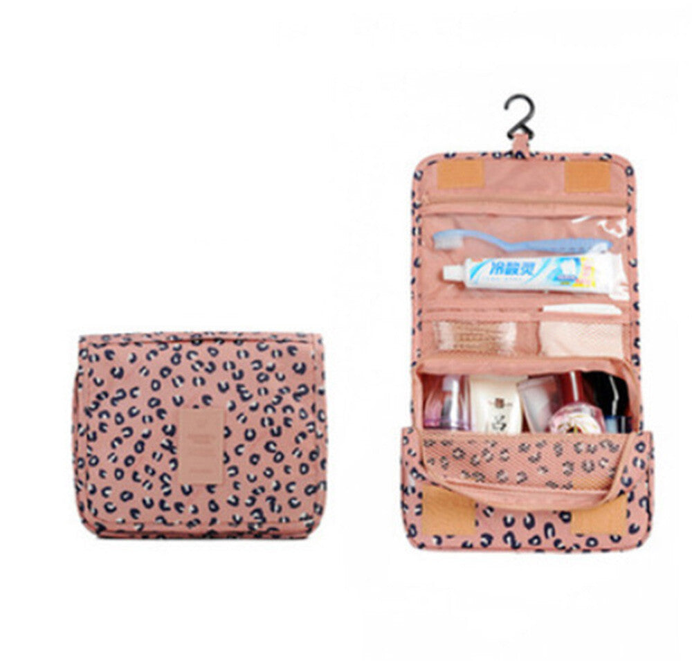 Travel Cosmetic Storage MakeUp Bag Folding Hanging Toiletry Wash Organizer Pouch