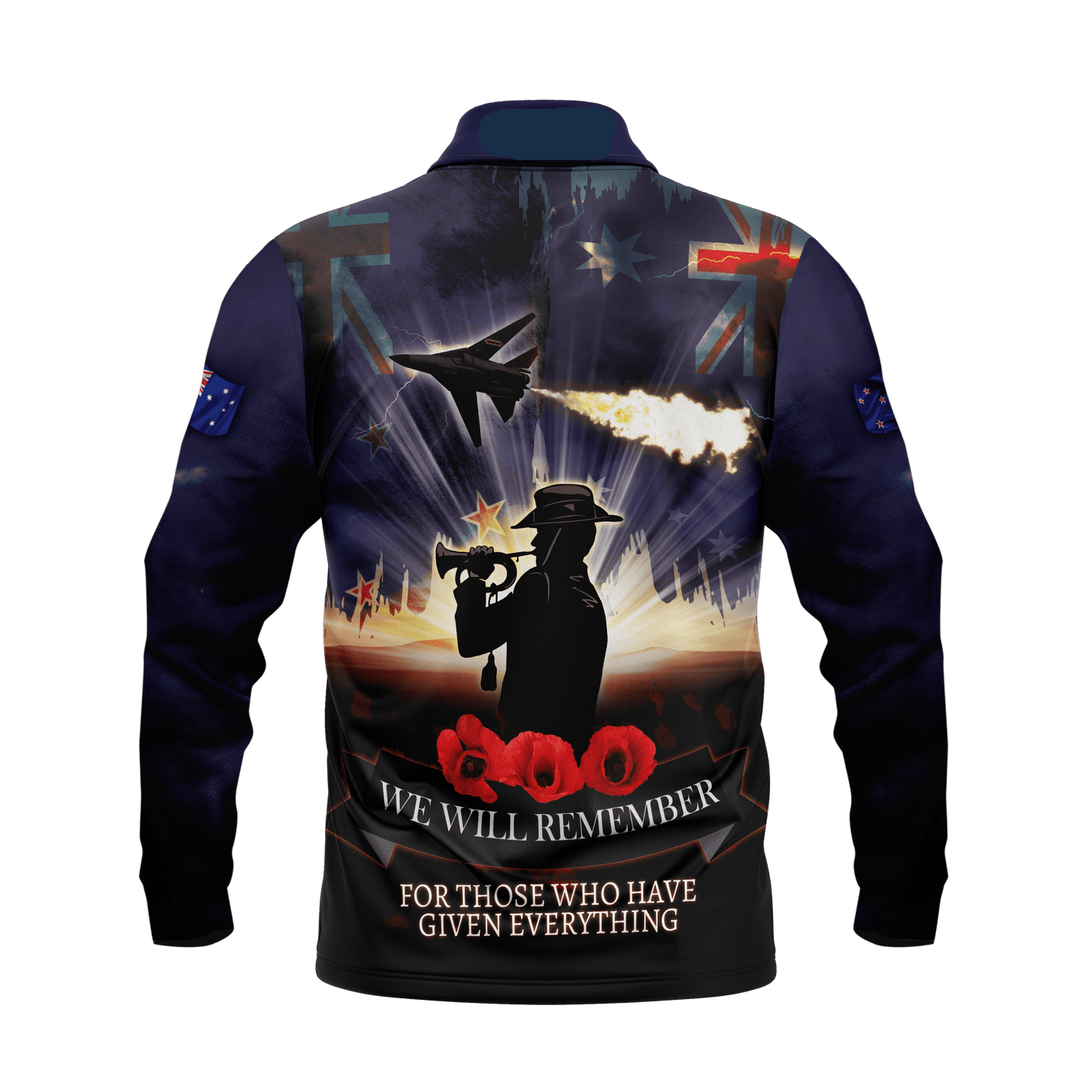 Anzac Blue Polo Shirt
