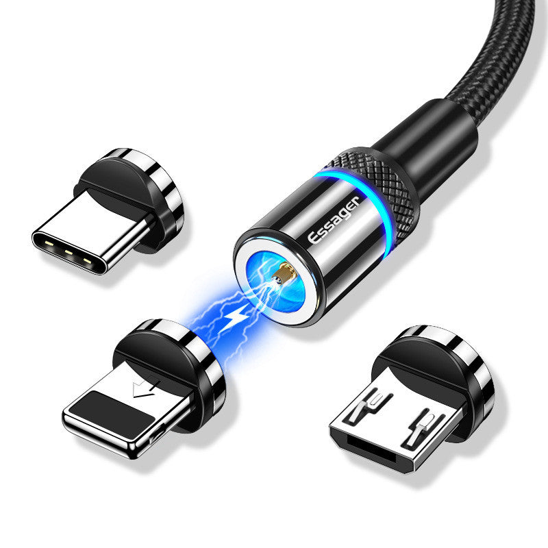 Aluminum Alloy Three-in-one Magnetic Data Cable