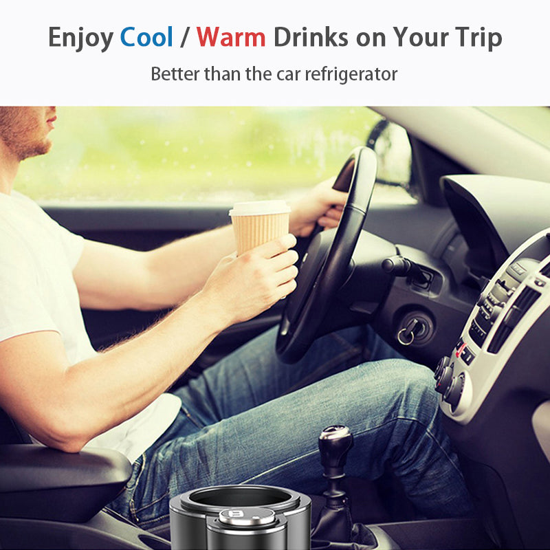 Smart 2 In 1 Car Heating Cooling Cup For Coffee Miik Drinks Electric cup holder can cooler