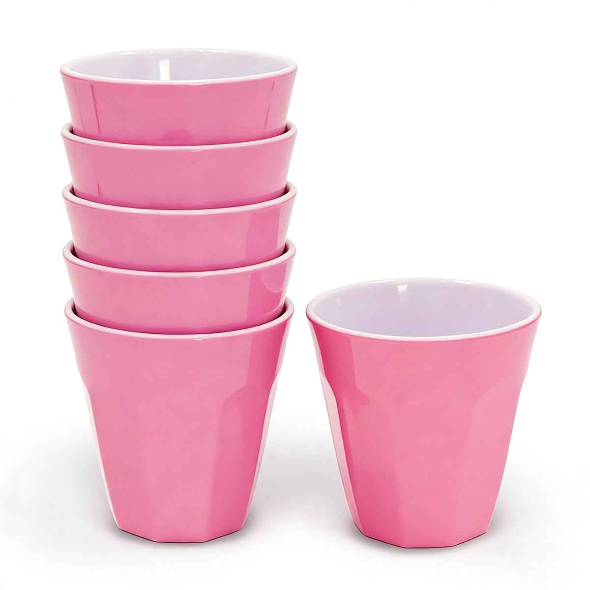 300ML Melamine Cups, Set of 6 Kids Children Dishwasher Safe