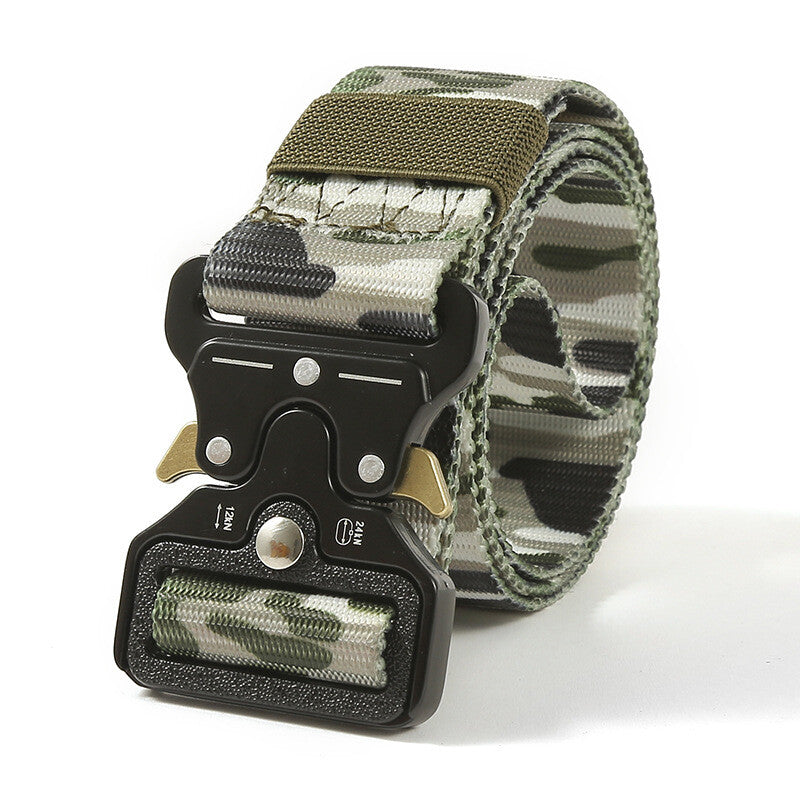 Belt Men's Nylon Outdoor Heavy Duty Waist Strap Waistband