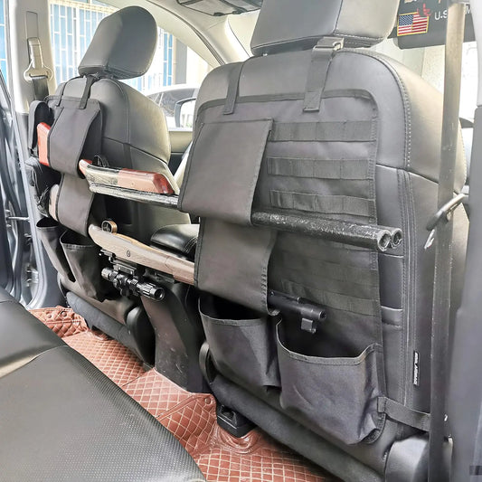 Yawayda Automotive Gun Racks Vehicle Seat Back Rifle Gun Holder for Hunting Accessories Storage and Organizer Deer/Duck Hunting Gift for Men