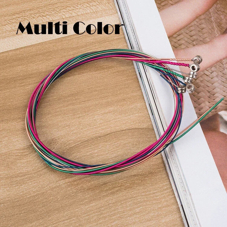 Acoustic Music Guitar Strings Steel Premium Light Universal 6Pcs